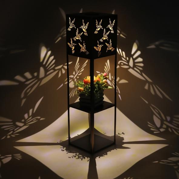 LED Solar Dekosäule