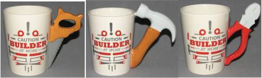 Becher, Handwerker, Spruch