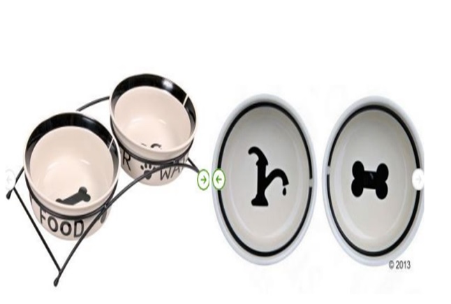 Hunde-Futternapf, 2er Set