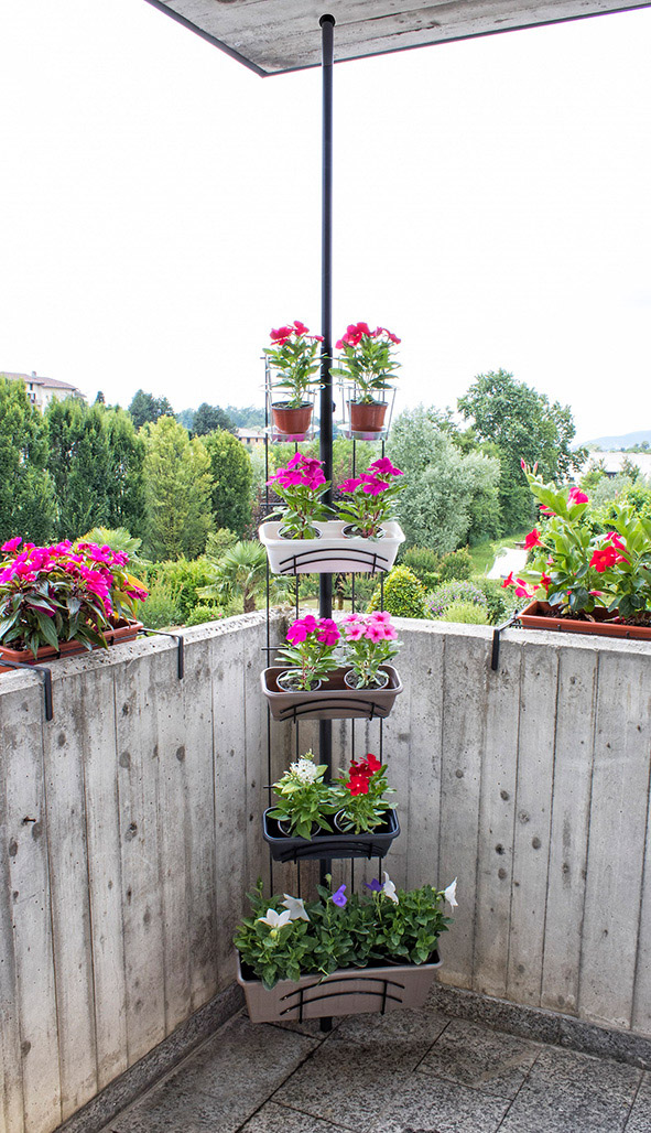 Teleskop Blumenständer