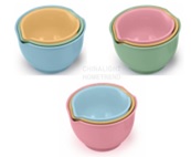 Rührschüsseln 3er Set aus Kunstoff