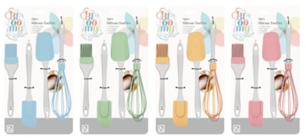 Küchenhelfer aus Silikon 4er Set