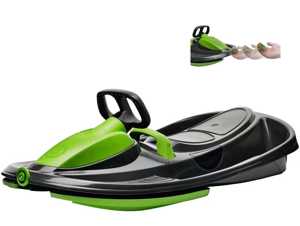 Schlitten mit Lenkrad