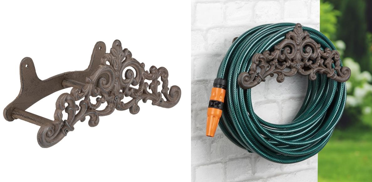 Gartenschlauchhalter aus Gusseisen
