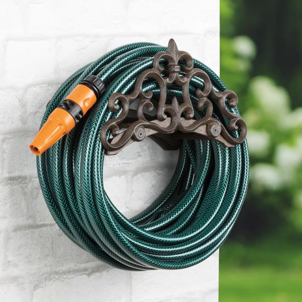 Gartenschlauchhalter aus Gusseisen