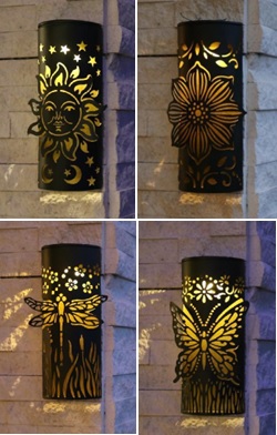 LED Solar Wandleuchte