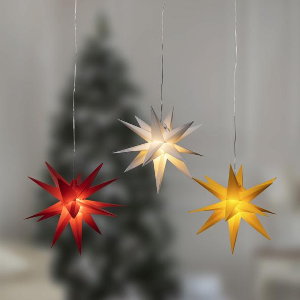 Weihnachtsstern mit einer LED