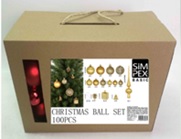 Christbaumkugeln aus Kunststoff 50er Set