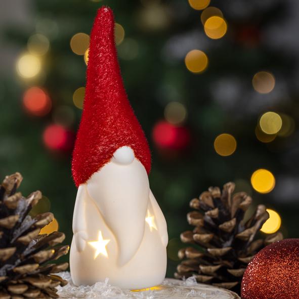 Wichtel mit einer warm weißen LED