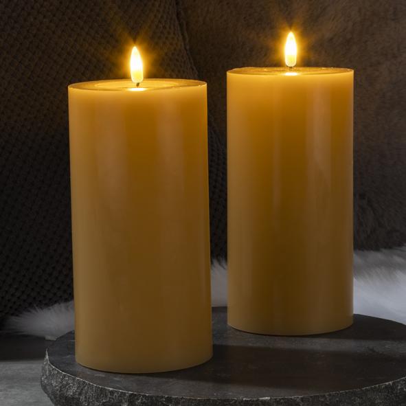 2er Set Flammenloses LED Kerzen