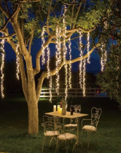 Clusterlichterketten, bestehend aus 3 Strängen