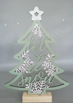 Deko Weihnachtsbaum aus Holz