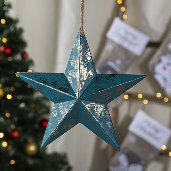 Holzstern zum Hängen