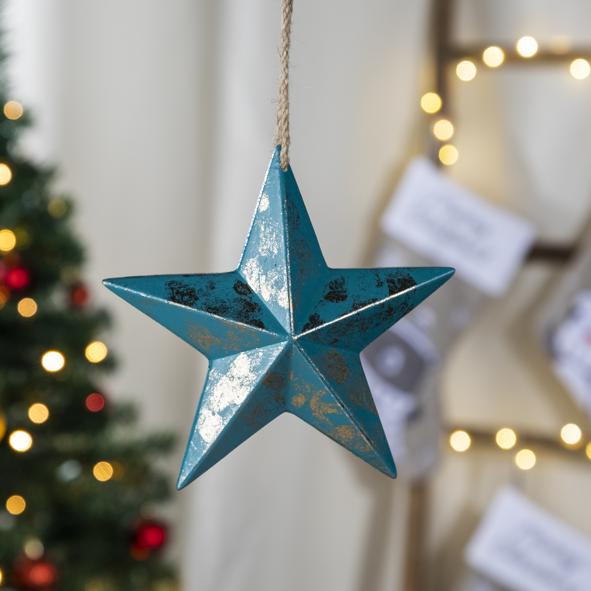 Holzstern zum Hängen