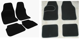 Kunststoff-Fußmatten 4er Set