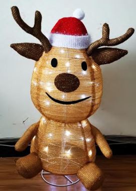 Rentier mit 45 LED