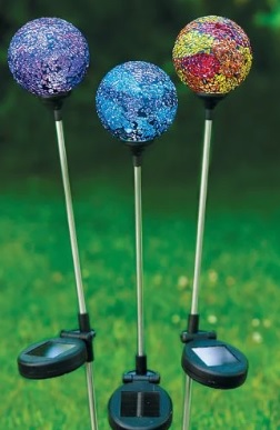 LED Solar Gartenstecker Mosaik