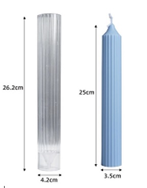 Silikonform zum DIY Kerzen Gießen