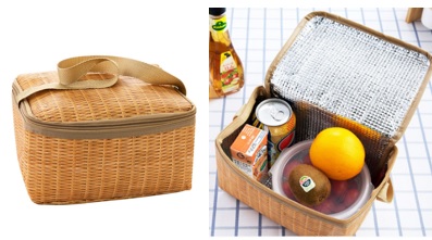 Kühltasche in Rattanoptik