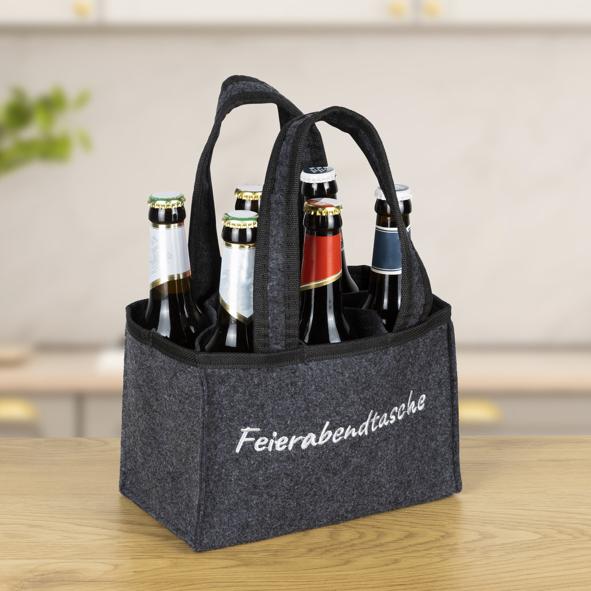 Flaschenträger 6er aus Filz