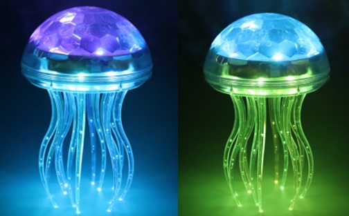 LED Solar-Poollampe "Qualle"