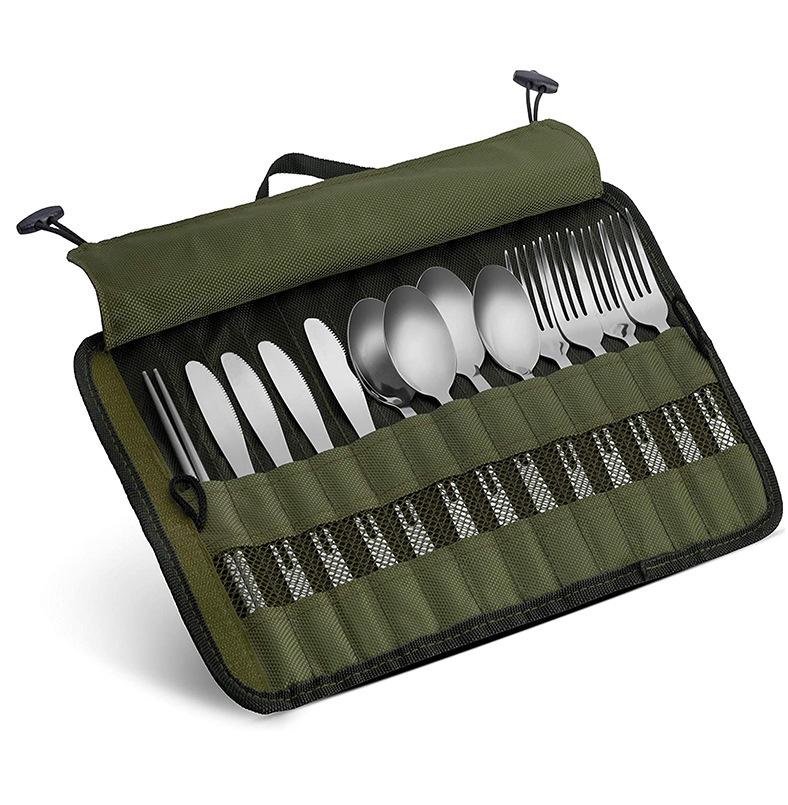 Picknick Besteck Set für 4 Personen