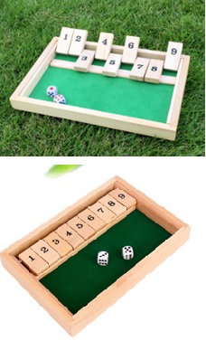 Würfelspiel aus Holz