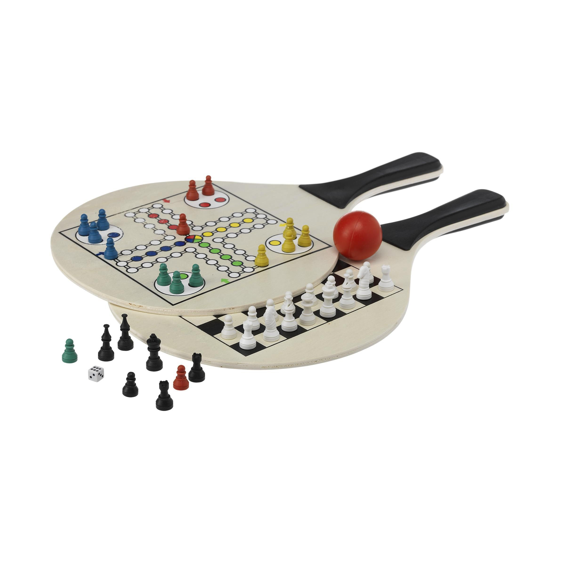 Strand Spiel mit 2 Schlägern