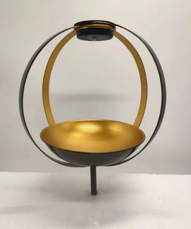 LED Solar Pflanzschale mit Erdspieß