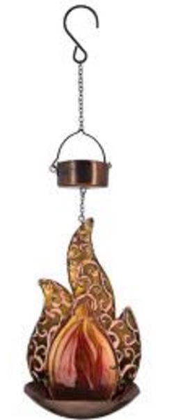 LED Solar Hängelampe "Flamme"