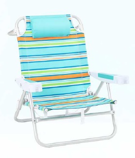 5 Positionen Strandstuhl