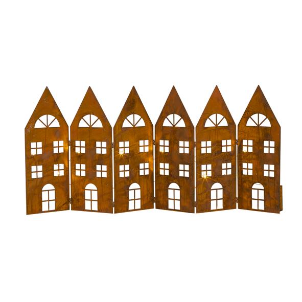 LED Stadt im Rostlook