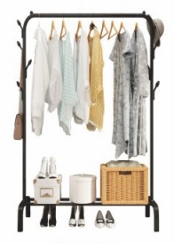 Garderobenständer mit 1 Stange