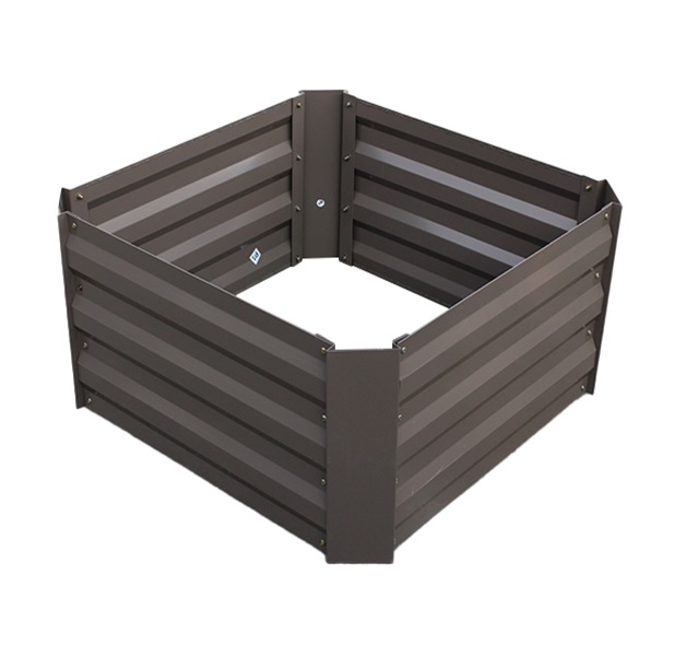 Hochbeet aus Metall, quadratisch