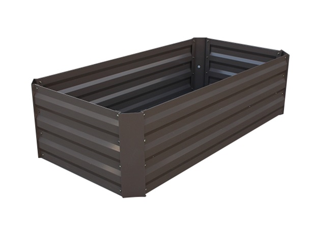 Hochbeet aus Metall, rechteckig