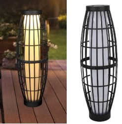 LED Solar Rattan Laterne