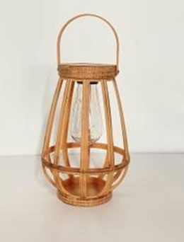LED Solar Rattan Laterne