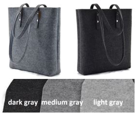 Filztasche mit Reißverschluss