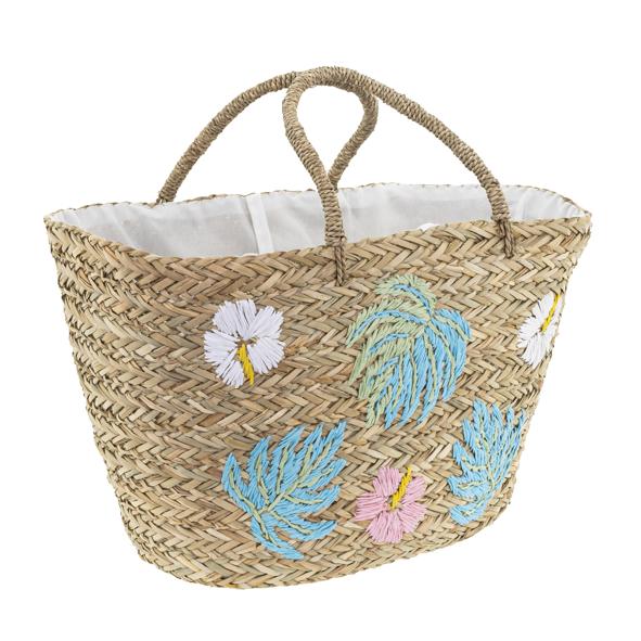 Einkaufstasche aus Stroh