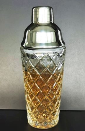 Cocktail-Shaker aus Glas