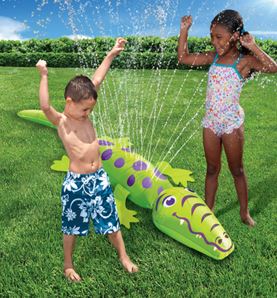Wassersprenkler Krokodil
