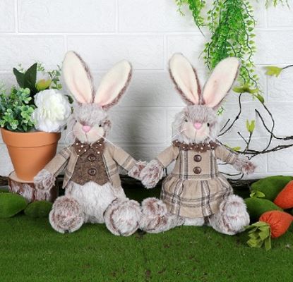 Deko Osterhasen sitzend