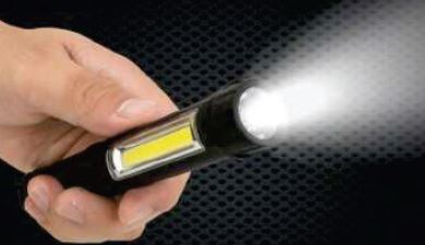 COB LED Taschenlampe mit Magnet