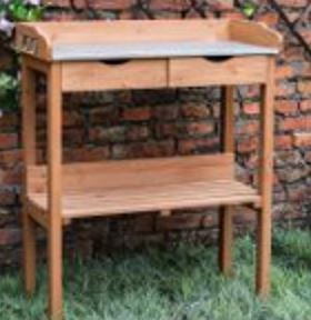 Pflanztisch mit Schubläden