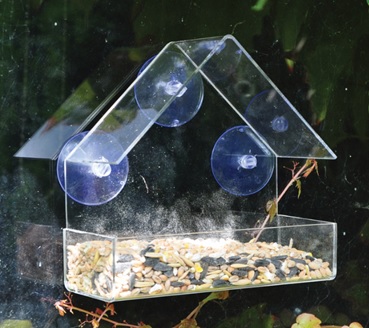 Fenster-Vogelfutterstation