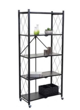 Metallregal mit Rollen, faltbar