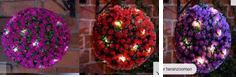 LED-Solar-Blumen-Lampe