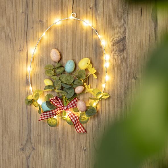 LED-Kranz Osterei