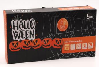 LED-Halloween-Gartenstecker