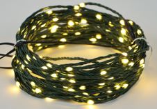 Lichterkette mit 100 warm weißen LED